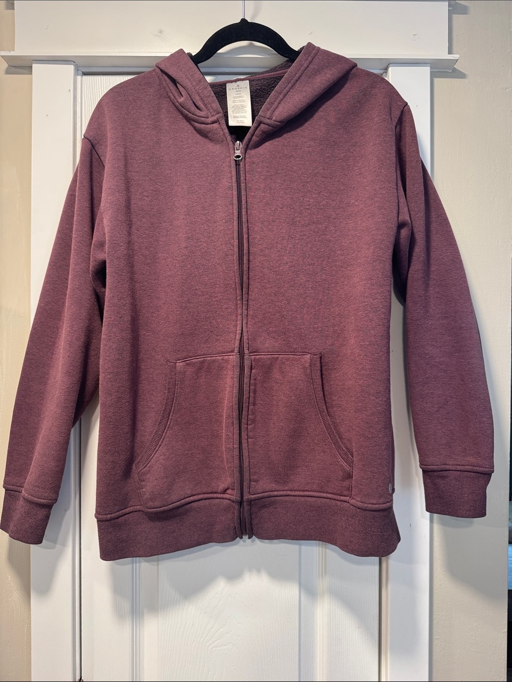 Danskin Mauve Full-Zip Hoodie